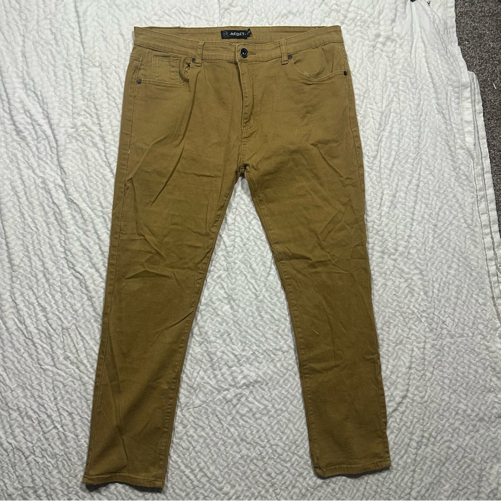 Reset Dark Tan Pants Men's 40 x 32